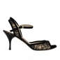 Mobile Preview: A1 Pizzo Nero/carne 7 cm Heel
