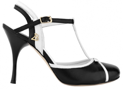 A14Doll bianca e nera heel 9 cm