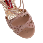 Preview: A4 Beige Pois/ SABINA BEIGE POIS Heel 9 cm