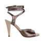 Preview: ROSSANA BRONZO LAMINATO HEEL CL 9 CM