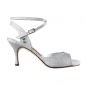Preview: A31 Glitterino Argento Heel 7 cm