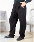 Preview: Men's Trousers Mod. Tom 04 Option 4 Black pinstriped colour (Italian Size: 54)