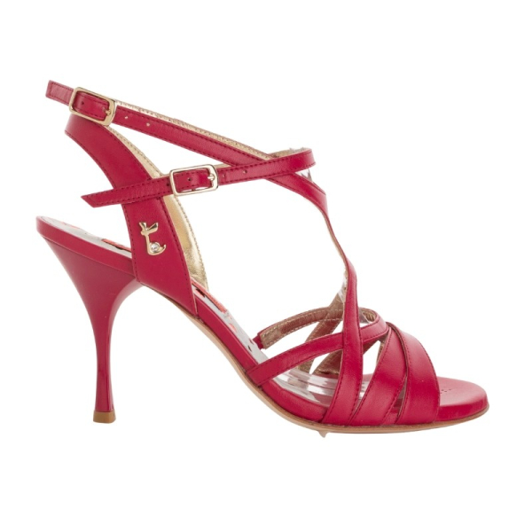 Giulia amaranto suola Bufala Heel 8cm