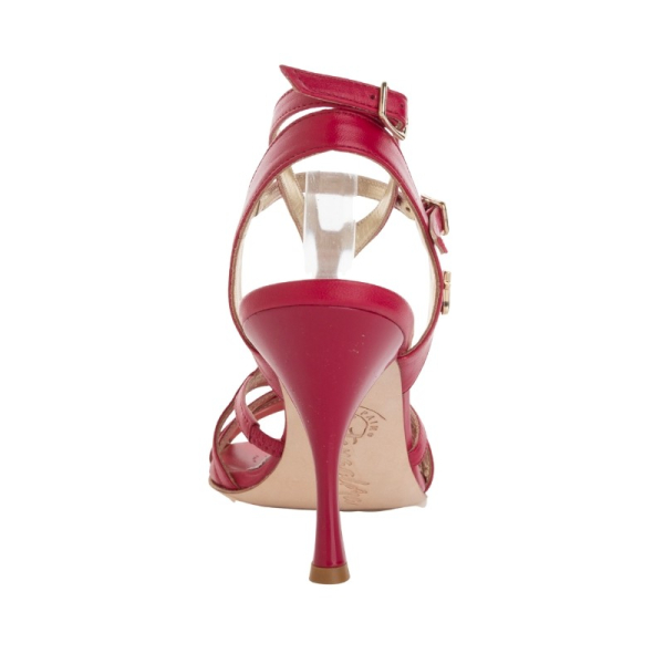 Preview: Giulia amaranto suola Bufala Heel 8cm