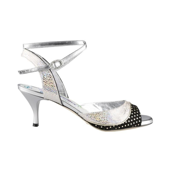 N1CL Argento Cangiante Heel 6 cm