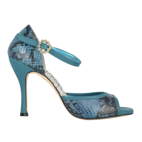 N12 gancho verde Heel 9 cm