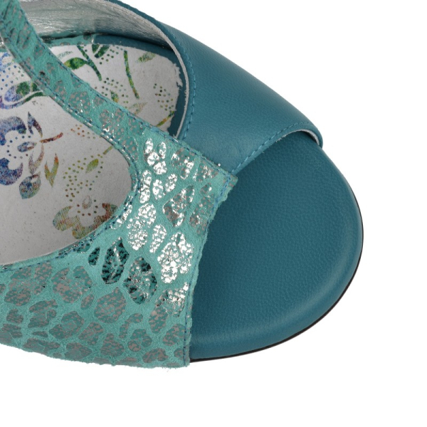 Preview: N11 mirada verde Heel 9 cm