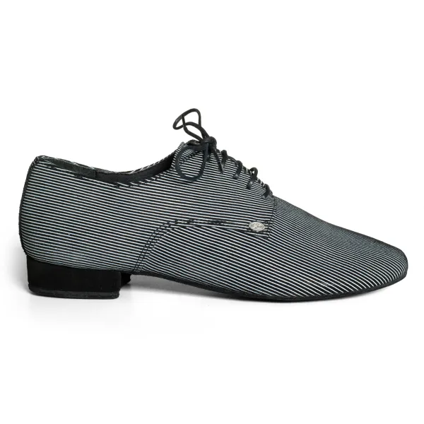 PD018 Black/White Suede Sole