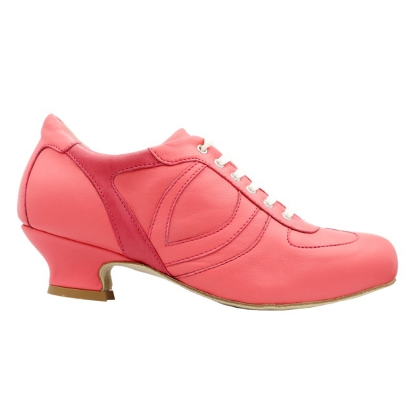 Pratica Corallo Nappa Heel 4 cm