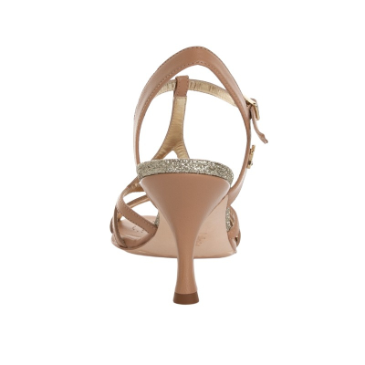 GAIA NAPPA BEIGE HEEL 7CM