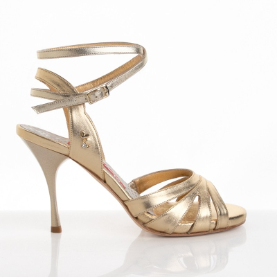 CHIARA PLATINO LAMINATO HEEL7 CM