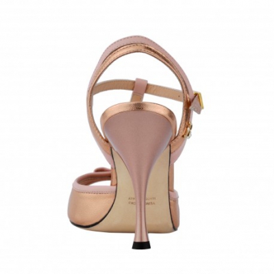 A14 Laminato rame Nappa rosa 9 cm Heels-absatz 9cm