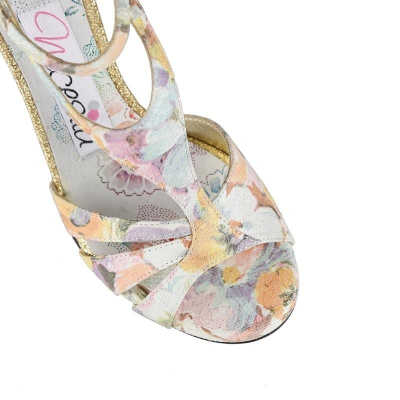 N20 voleo blanco Heel 7 cm