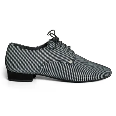 PD018 Black/White Suede Sole