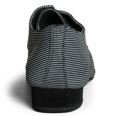 PD018 Black/White Suede Sole